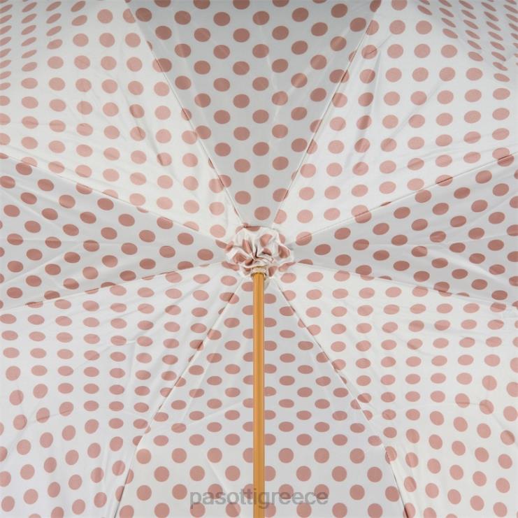 ομπρέλα | PASOTTI 189 55874-13 a - ομπρέλα μπεζ πουά 2N6B8460 γυναίκες